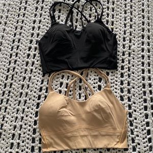 lululemon like a cloud long line bra 6